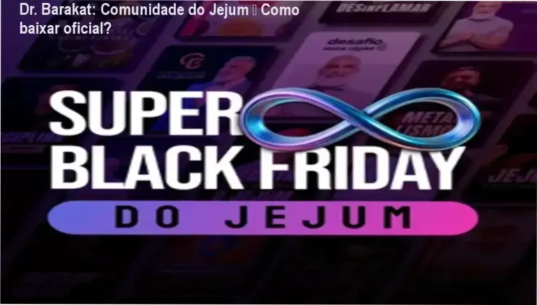 Página oficial de download da Comunidade do Jejum do Dr. Barakat