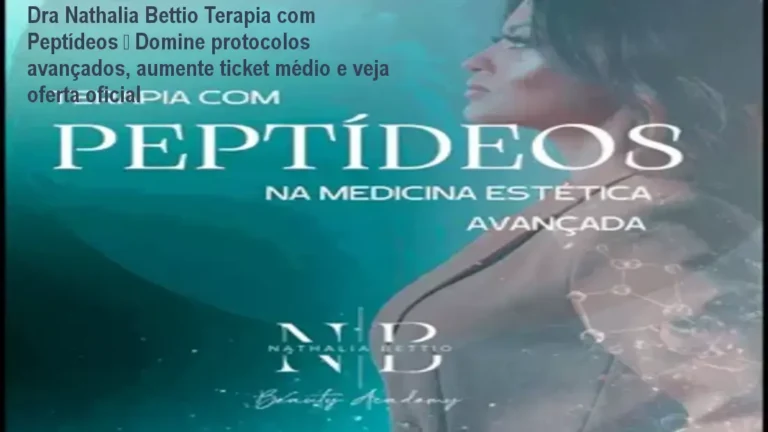 Dra Nathalia Bettio ensinando terapia com peptídeos a profissionais de estética avançada