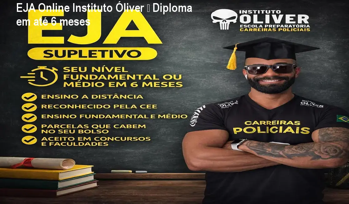 EJA Online Instituto Óliver – Diploma em até 6 meses 1 https://ondeaprender.com.br/aprender/eja-online-instituto-oliver-como-baixar-gratis-ou-pago/ EJA Online Instituto Óliver – Diploma em até 6 meses