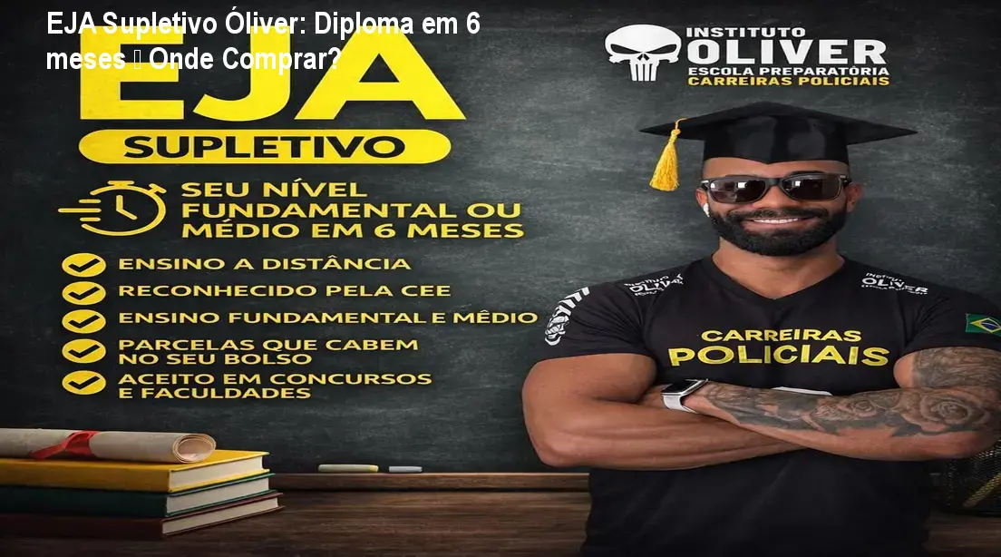 Estudante assistindo videoaulas do EJA Supletivo Óliver para obter diploma em 6 meses