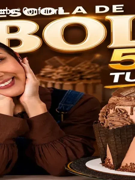 Escola de Bolos 5.0 Turbo – Confeitaria do Zero à Venda