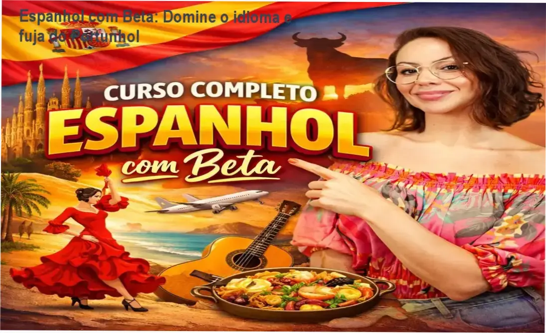 Professora Roberta Spessatto conduz aula ao vivo do curso Espanhol com Beta