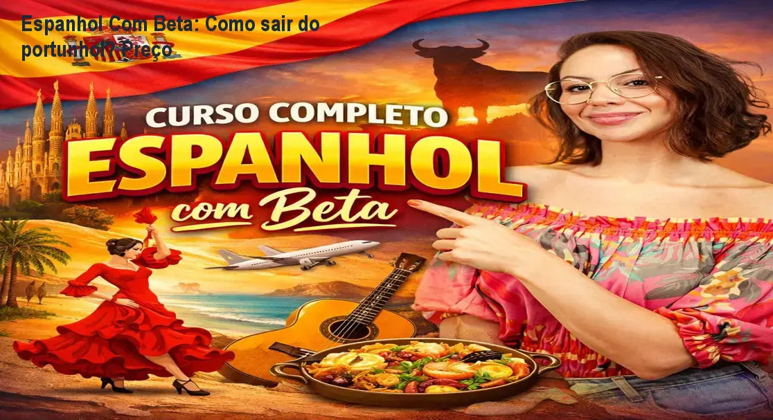 Espanhol Com Beta: Como sair do portunhol? Preço 1 https://ondeaprender.com.br/espanhol-com-beta-sair-do-portunhol-preco/ Professora Roberta Spessatto explicando o método linguístico do curso Espanhol Com Beta em vídeo