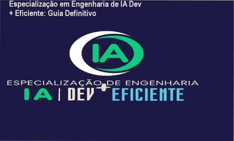Especialização em Engenharia de IA Dev + Eficiente: Guia Definitivo 7 https://ondeaprender.com.br/curso-espanhol-carol-reis-resultados/ Capa do curso Especialização em Engenharia de IA Dev + Eficiente mostrando código e arquitetura de IA