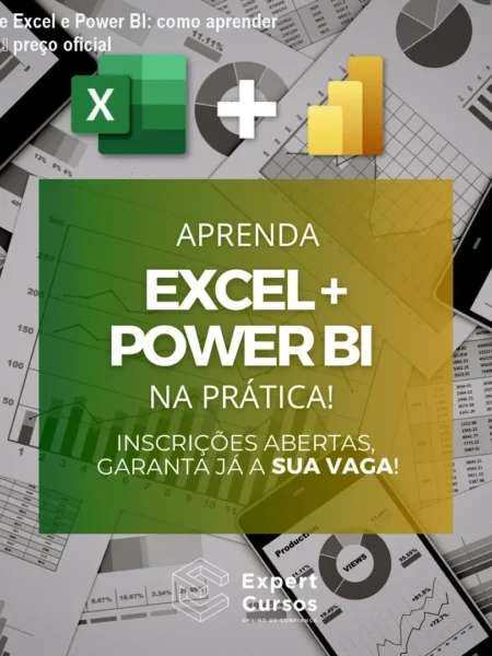 Domine Excel e Power BI: como aprender rápido – preço oficial