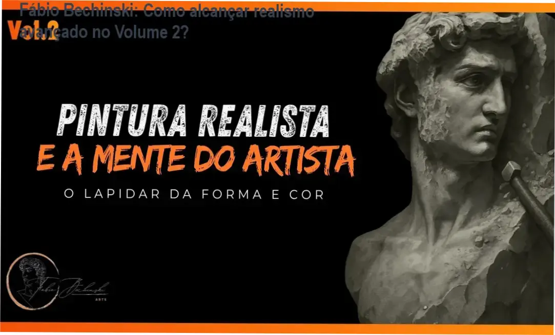 Fábio Bechinski: Como alcançar realismo avançado no Volume 2? 1 https://ondeaprender.com.br/fabio-bechinski-como-alcancar-realismo-avancado/ Fábio Bechinski apresentando o curso avançado de pintura realista em esculturas