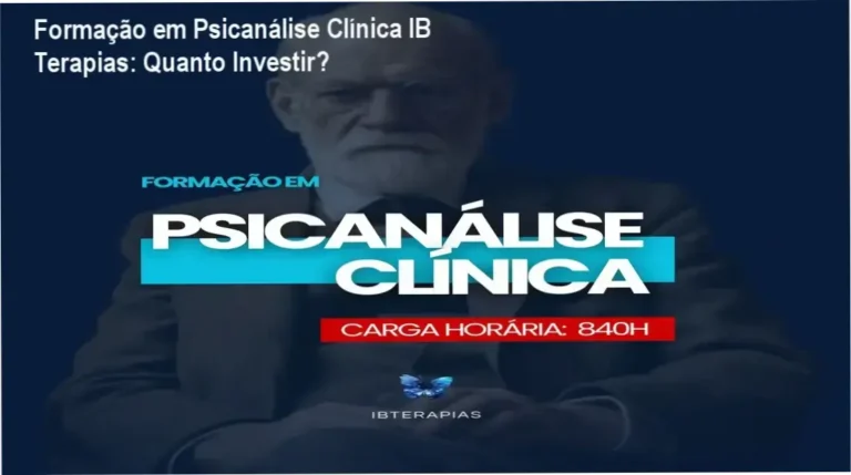 Formação em Psicanálise Clínica IB Terapias – custo-benefício e valor percebido