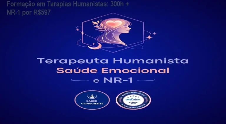 Imagem da capa da Formação em Terapias Humanistas, Saúde Emocional e NR-1