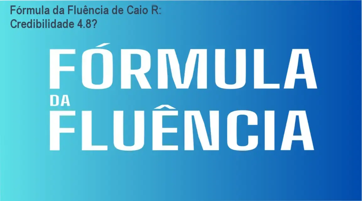 Fórmula da Fluência de Caio R – custo‑benefício, investimento de R$447 por 31h de conteúdo prático