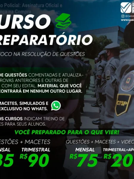 Gabarito Policial: Assinatura Oficial e Segurança na Compra