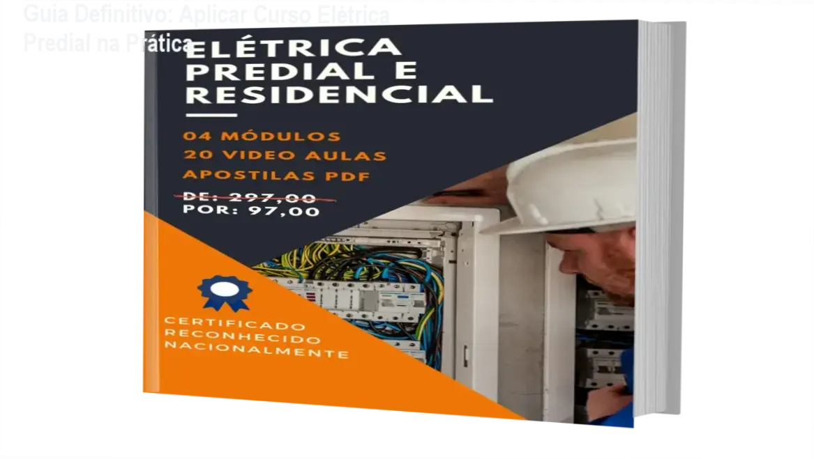 Imagem ilustrando a aplicação prática do Curso Elétrica Predial e Residencial online