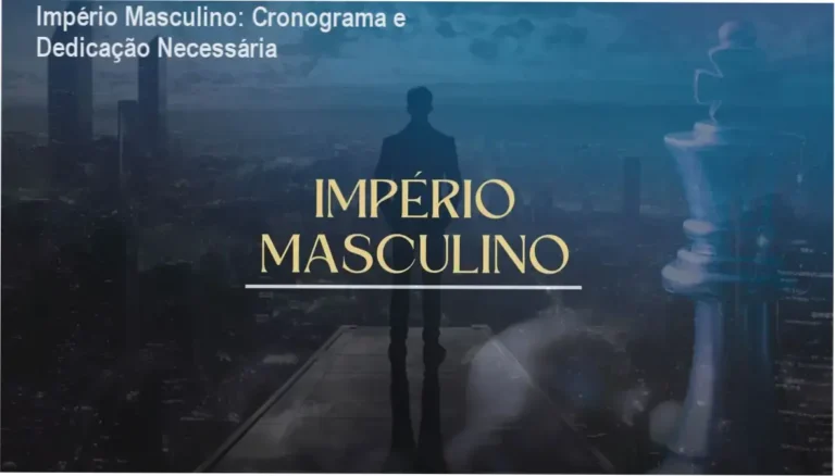 Império Masculino de Alessandro Loiola – cronograma, dedicação e carga horária do programa