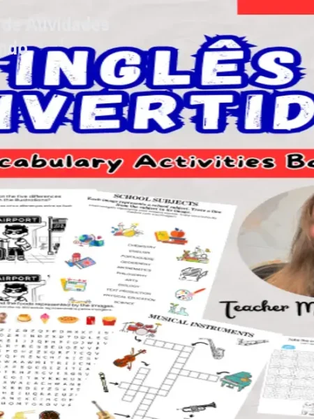 Inglês Divertido – Livro de Atividades Vol 1 | Aprenda brincando