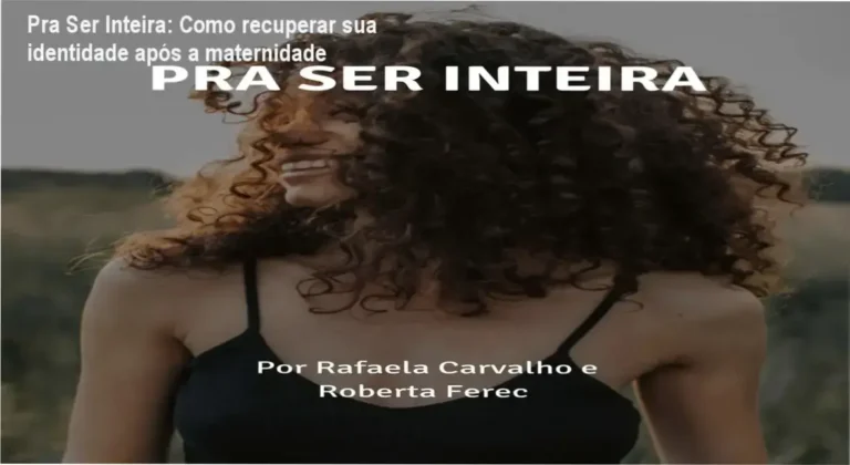 Mãe segurando bebê enquanto estuda o curso Pra Ser Inteira online