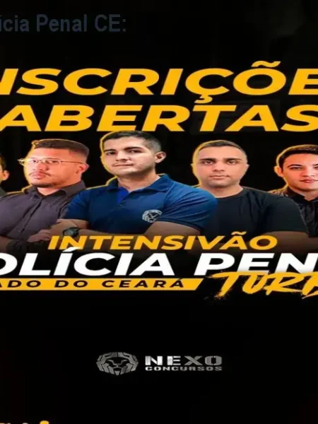 Intensivão Turbo Polícia Penal CE: aprovação garantida