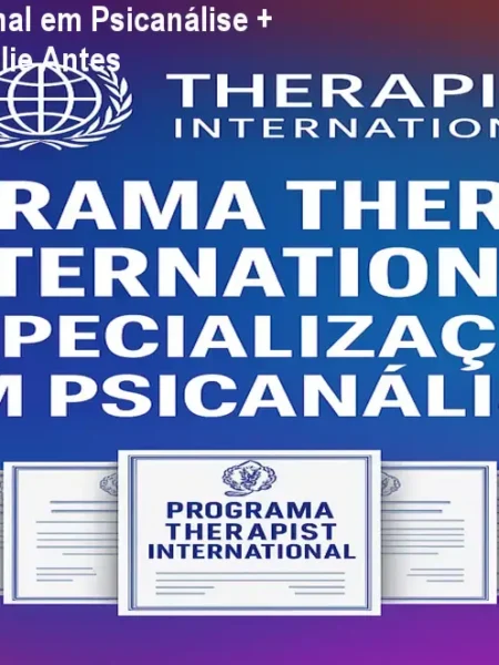 Formação Internacional em Psicanálise + 12 Certificações – Avalie Antes