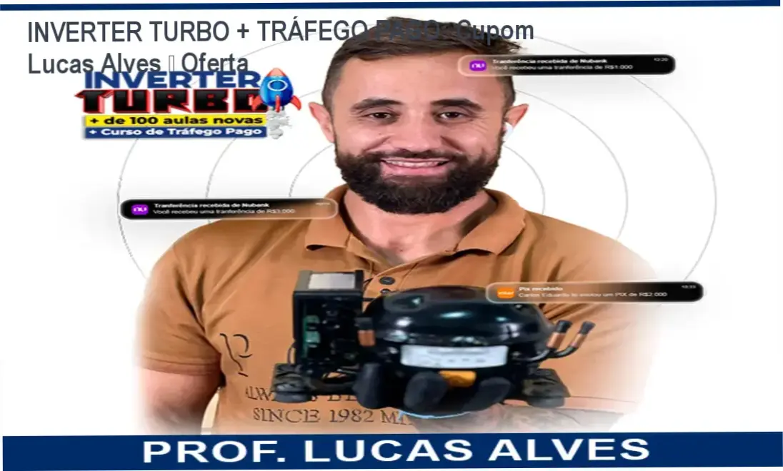 INVERTER TURBO + TRÁFEGO PAGO de Lucas Alves Alexandre – promoção com desconto