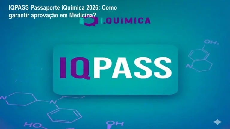 IQPASS Passaporte iQuímica 2026 mostrando o Diário de Estudos e o selo de garantia de aprovação