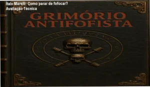 Capa do Grimório Antifofista de Ítalo Marsili mostrando técnicas de silêncio para evitar fofocas