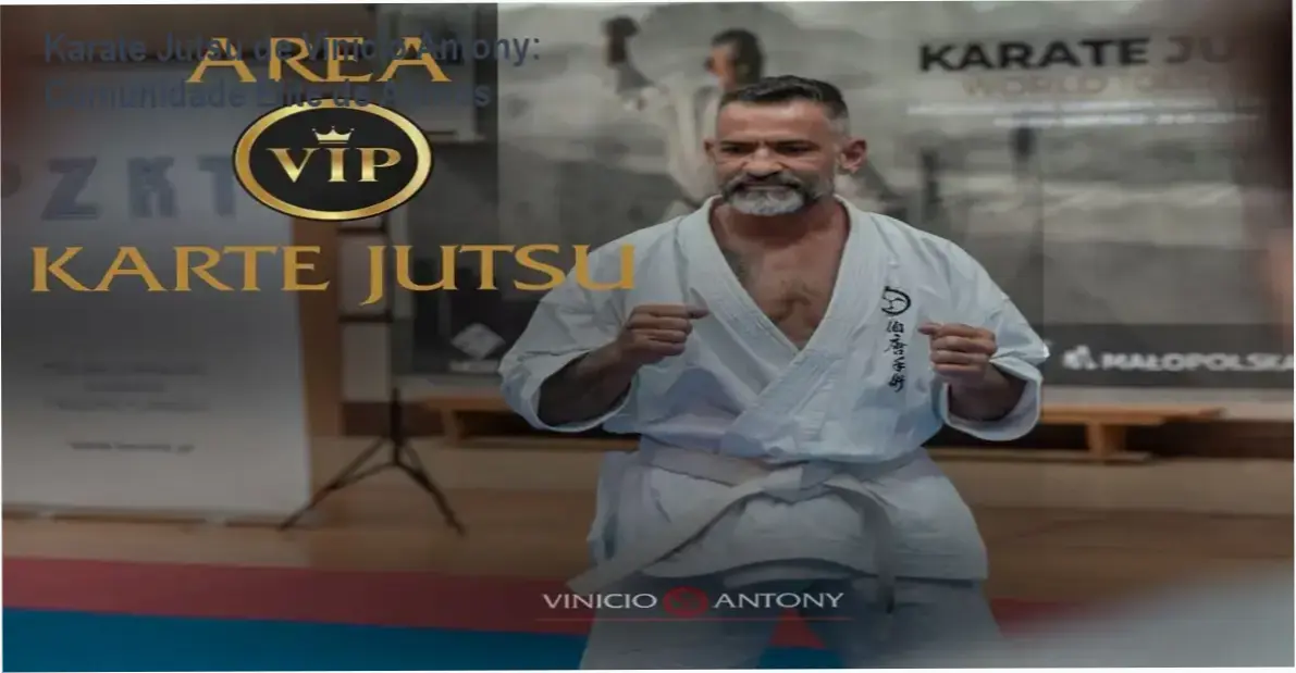 Karate Jutsu de Vinicio Antony – grupo de alunos e networking na comunidade elite