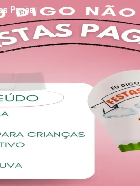 Kit Eu Digo Não às Festas Pagãs – Material Cristão Prático