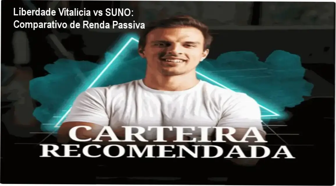 Gabriel Navarro – Liberdade Vitalícia comparado ao SUNO e outras alternativas de investimento