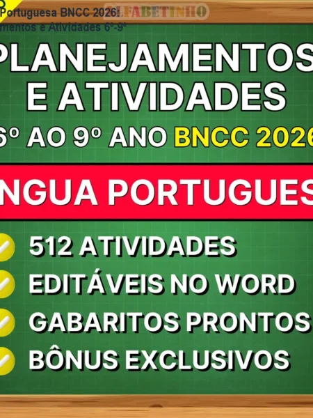 Língua Portuguesa BNCC 2026: Planejamentos e Atividades 6º‑9º