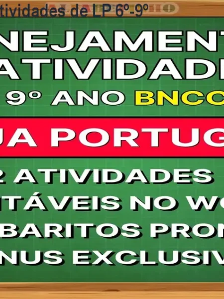 Planejamentos e Atividades de LP 6º‑9º – BNCC 2026