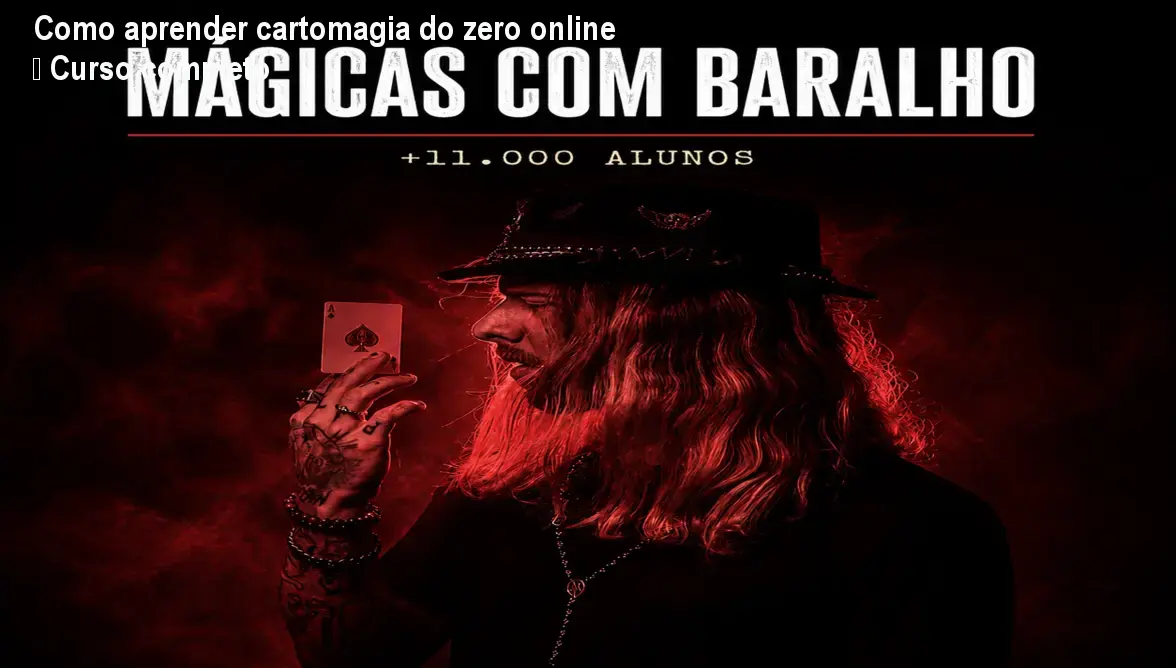 Como aprender cartomagia do zero online – Curso completo 1 https://ondeaprender.com.br/aprender/magica-profissional-baralho-objetos-felipe-barbieri-acesso-vitalicio/ Como aprender cartomagia do zero online – Curso completo