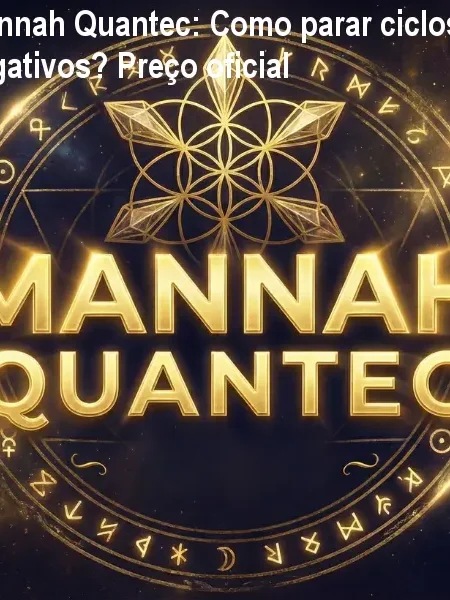 Mannah Quantec: Como parar ciclos negativos? Preço oficial