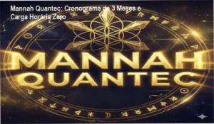 Mannah Quantec cronograma de 3 meses e carga horária mínima