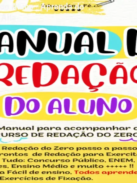 Manual de Redação do Aluno – Aprenda do Zero e Garanta Nota Alta