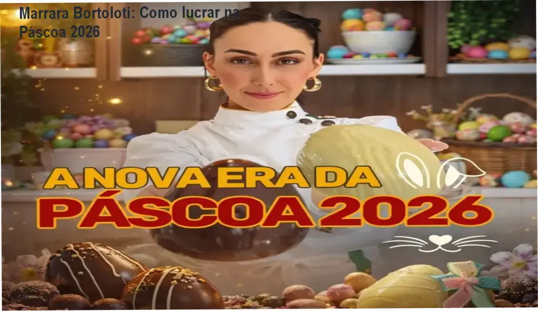 Marrara Bortoloti apresentando o curso A Nova Era da Páscoa 2026