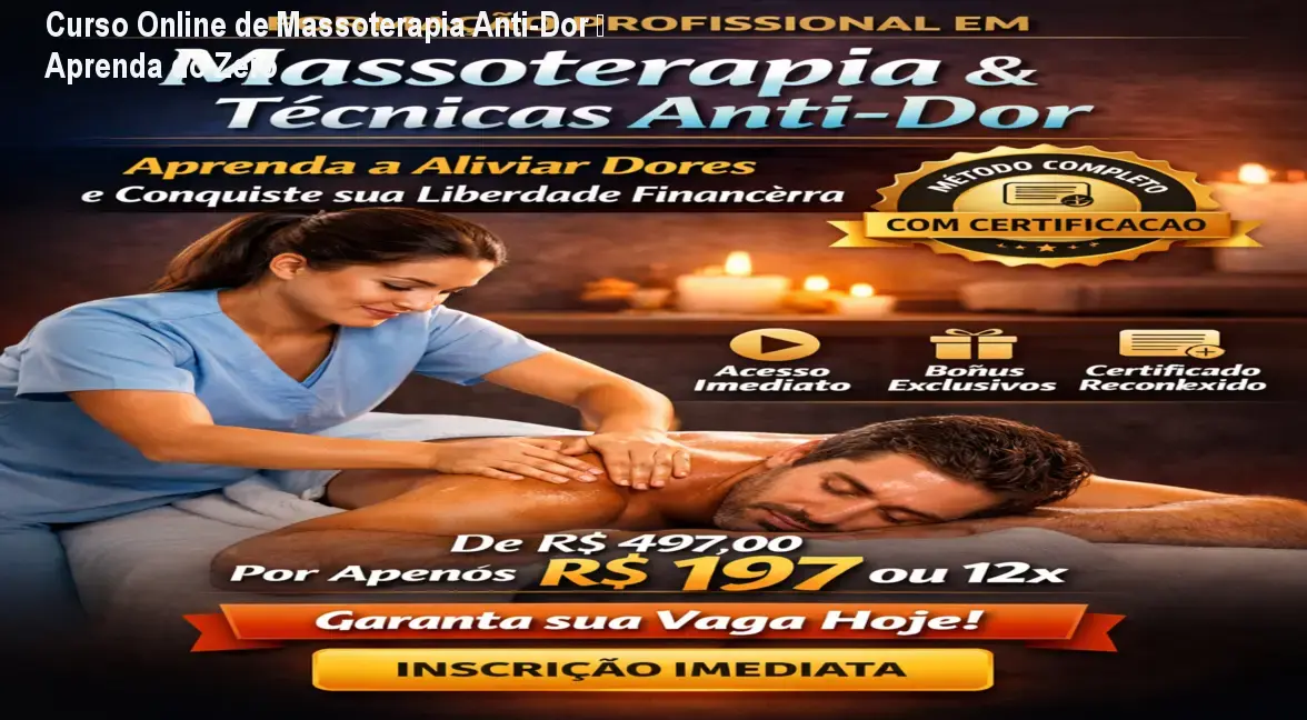 Curso Online de Massoterapia Anti-Dor – Aprenda do Zero 1 https://ondeaprender.com.br/aprender/massoterapia-tecnicas-anti-dor-wendel-jose-duvida/ Curso Online de Massoterapia Anti-Dor – Aprenda do Zero