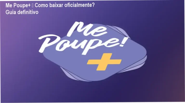 Tela mostrando onde baixar o curso Me Poupe+ oficialmente