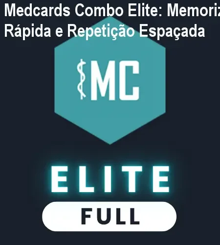 Medcards Combo Elite: Memorização Rápida e Repetição Espaçada