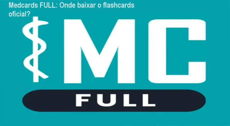 Tela do aplicativo Medcards FULL mostrando flashcards de medicina