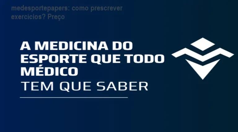 medesportepapers: como prescrever exercícios? Preço 1 https://ondeaprender.com.br/ Imagem ilustrando o curso medesportepapers de Guilherme Adami sobre prescrição de exercícios e suplementação para médicos esportivos