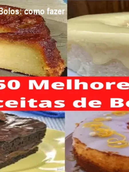 Melhores Receitas de Bolos: como fazer bolo fácil? Preço