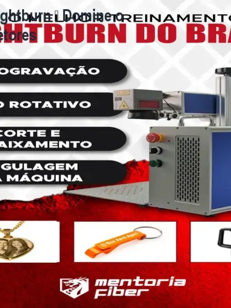 Mentoria Fiber Lightburn – Domine o Laser com 10k Vetores
