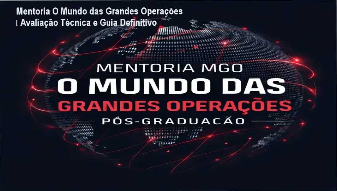 Mentoria O Mundo das Grandes Operações apresentando modelos de petições e networking para advogados