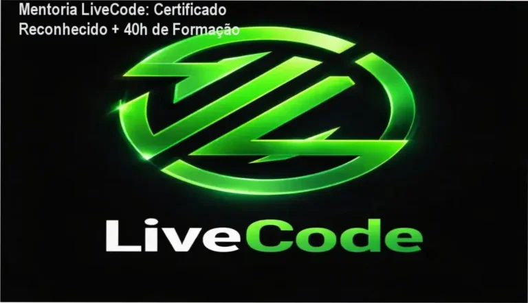 Mentoria LiveCode certificado reconhecido e carga horária