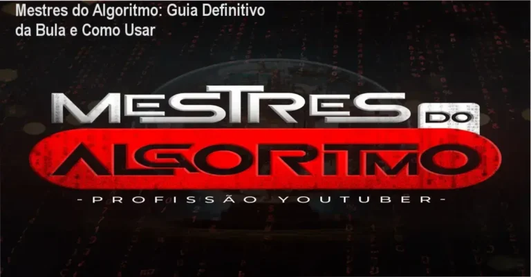 Mestres do Algoritmo: Guia Definitivo da Bula e Como Usar 5 https://ondeaprender.com.br/ Tela do curso Mestres do Algoritmo mostrando automação de canais dark com IA