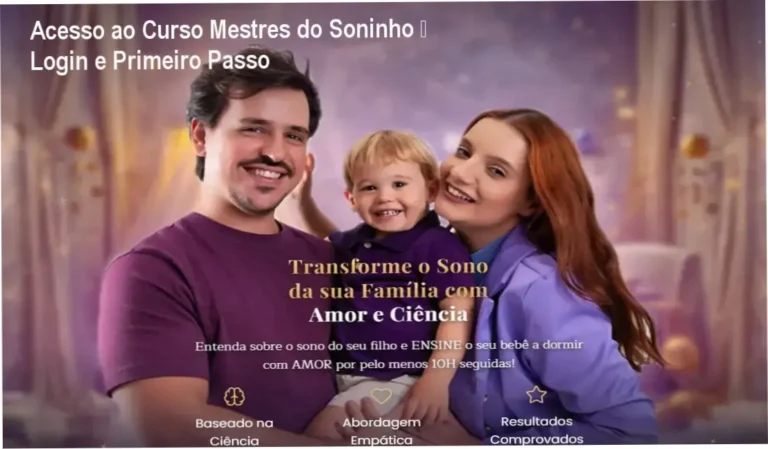 Mestres do Soninho Nayara Rattacasso login área de membros