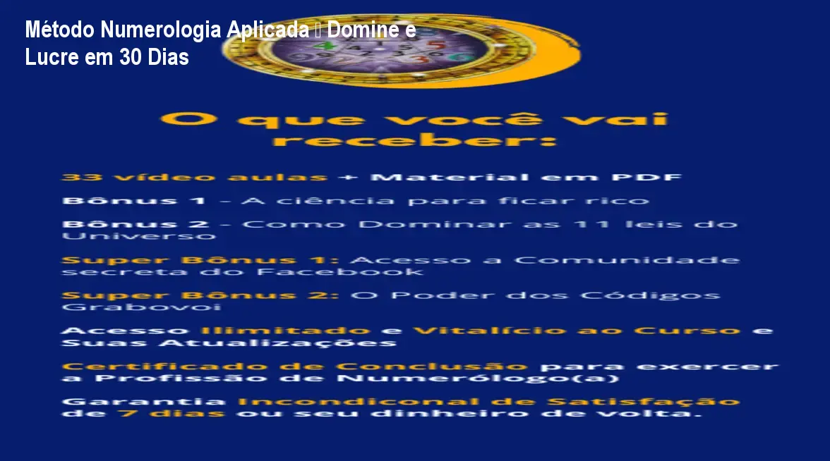 Método Numerologia Aplicada – Domine e Lucre em 30 Dias 1 https://ondeaprender.com.br/aprender/metodo-numerologia-aplicada-acesso-painel/ Método Numerologia Aplicada – Domine e Lucre em 30 Dias