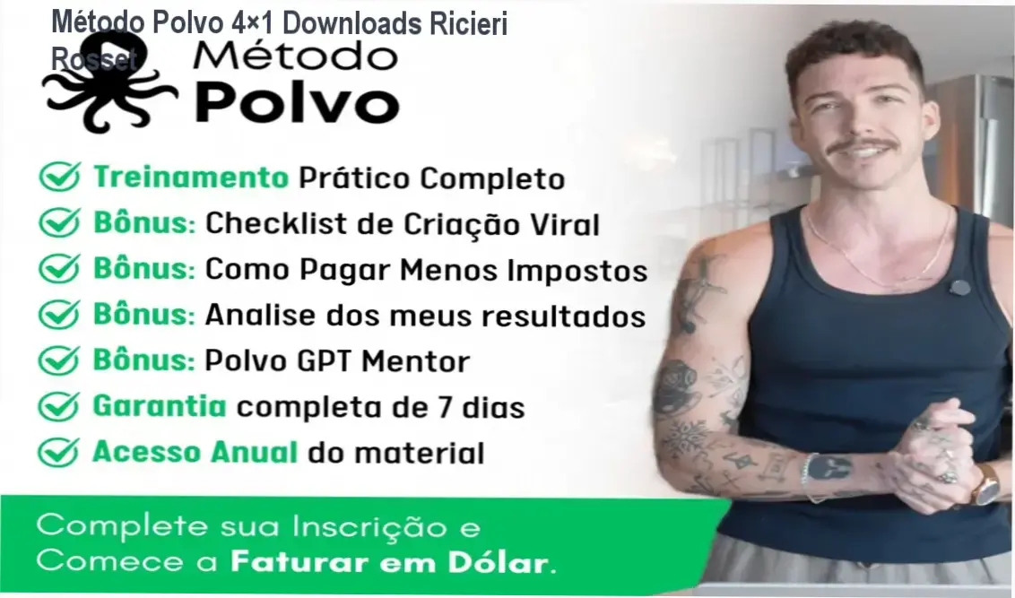 Método Polvo 4×1 Downloads Ricieri Rosset 1 https://ondeaprender.com.br/metodo-polvo-41-downloads-ricieri-rosset/ Método Polvo 4×1 Downloads Ricieri Rosset Onde Aprender na internet