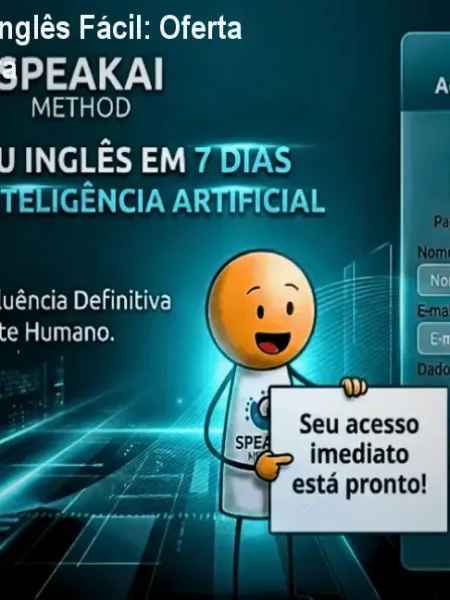 Método SpeakAI – Inglês Fácil: Oferta R$57, Acesse Agora