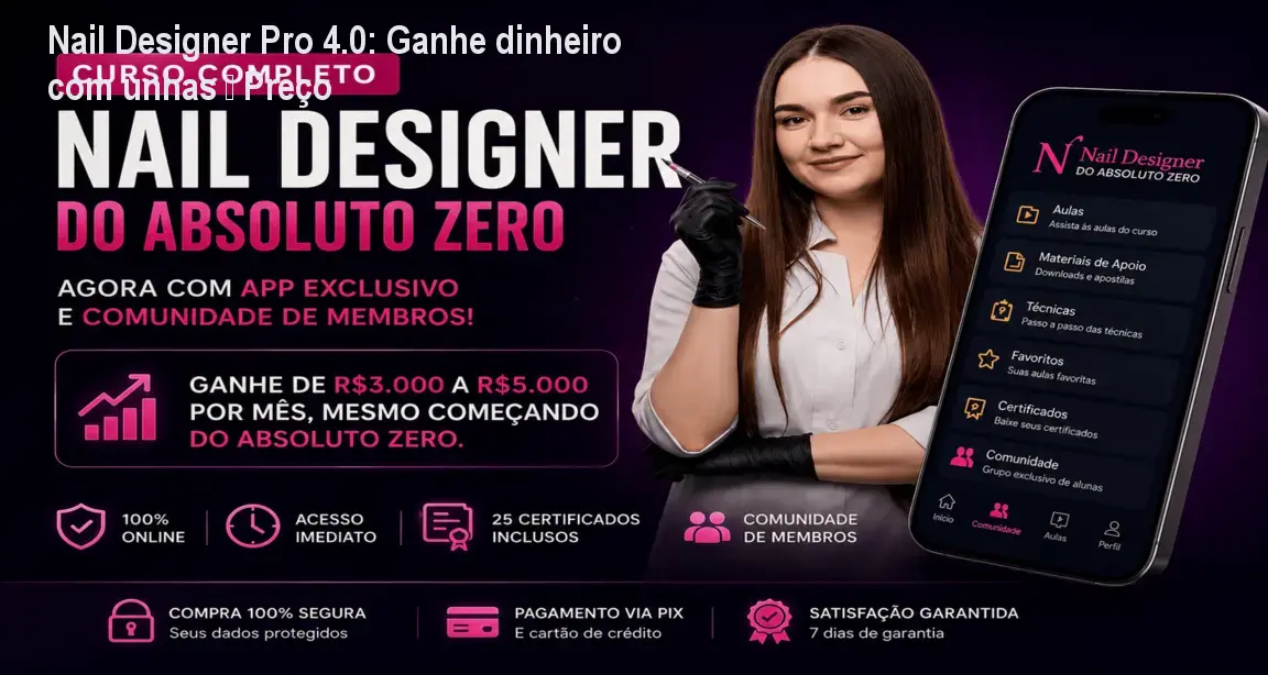 Nail Designer Pro 4.0: Ganhe dinheiro com unhas – Preço 1 https://ondeaprender.com.br/aprender/nail-designer-pro-4-0-ganhe-dinheiro-unhas-preco/ Nail Designer Pro 4.0: Ganhe dinheiro com unhas – Preço