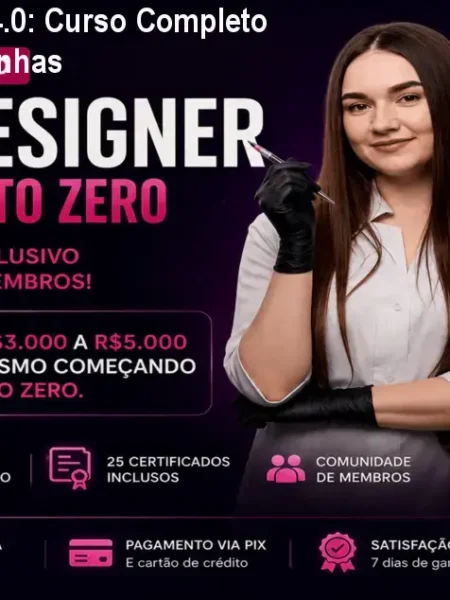 Nail Designer Pro 4.0: Curso Completo para Lucrar com Unhas
