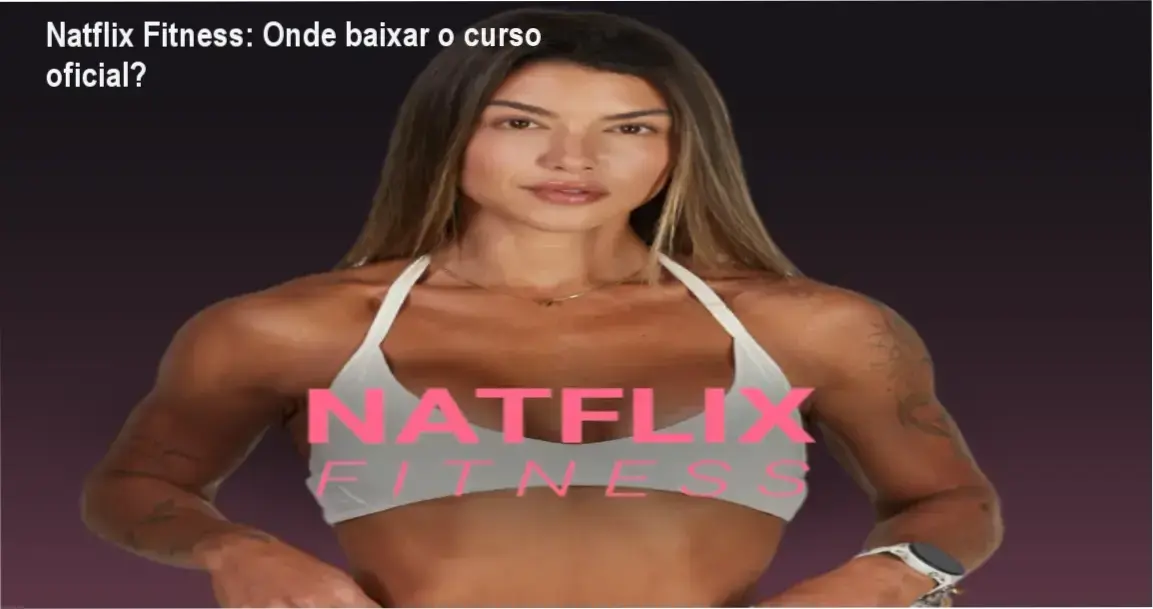 Captura da tela da página de download oficial do Natflix Fitness